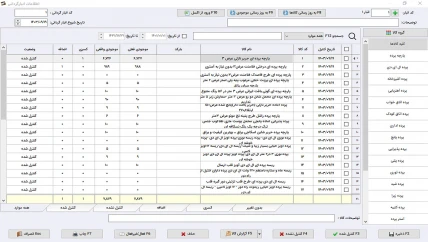 گزارش فروش نرم افزار حسابداری پرده فروشی سیبا